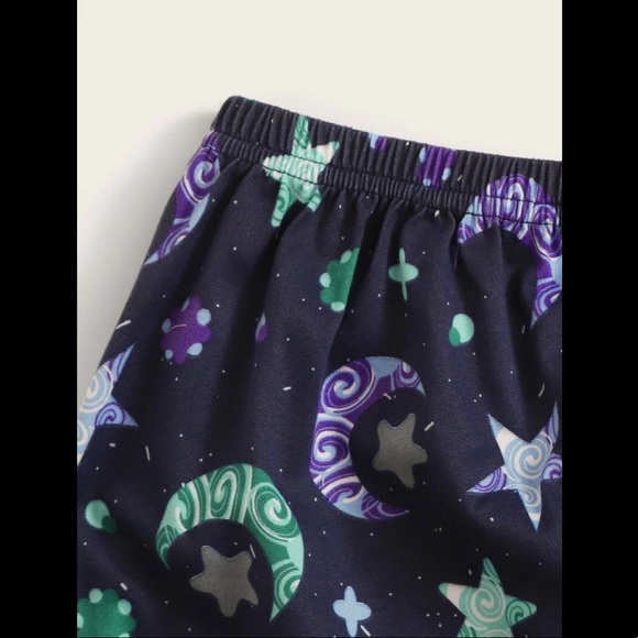 Evening, Galaxy, Pajama Set - Picture 5 of 6